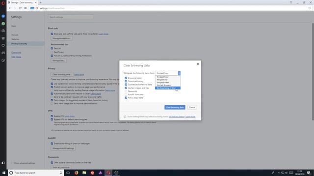 How to Delete Browser History for Opera Web Browser | Clear Browsing History In Opera Tutorial смотреть онлайн