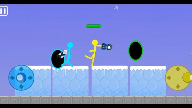 STICKMAN| BLUE VS. YELLOW INFINITE FIGHT @misha.castiel08. смотреть онлайн