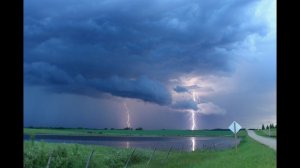 Гроза ⚡☁☔ на даче 07.07.2023