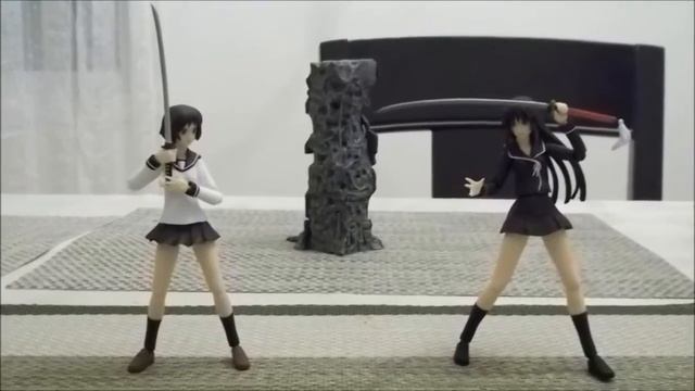 Figma Stopmotion Short Movie Kagura VS Yomi (Cloud VS Sephiroth Dissidia Parody) смотреть онлайн