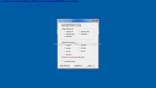 Cara install POS Printer Driver v7.01 (POS 58, 58C, 76, 76C, 80, 80C, 90) di Windows XP,Vista,7,8. смотреть онлайн