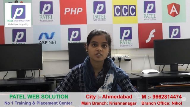Our Web Design and Php Trainee Divya Suthar's Testimonial for us смотреть онлайн