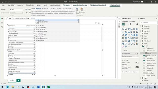 PowerBI XXVI - Dinamikus top 1. rész: RANKX használata helyesen vs miért látok 1-eseket a rangban? смотреть онлайн