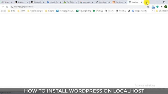 How To Install WordPress On Localhost XAMPP Step By Step | WordPress for Beginners смотреть онлайн