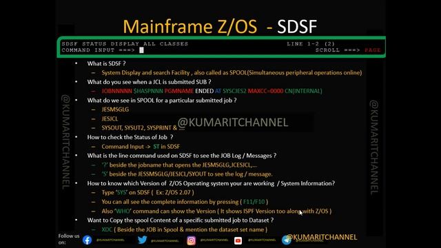 Mainframe TSO / ISPF Refresher - Mainframe Quick Refresher смотреть онлайн