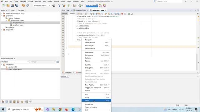 use of Java JFrame with basic Swing controls смотреть онлайн