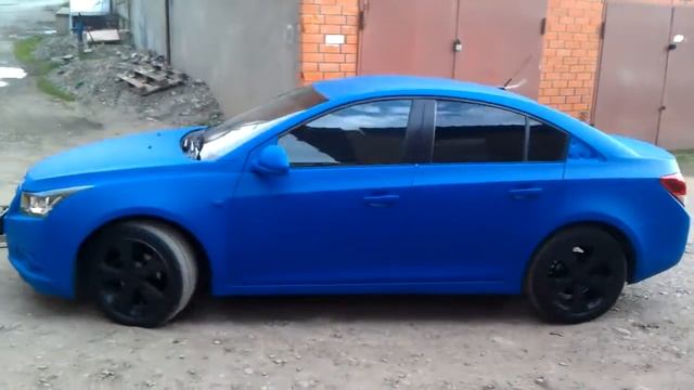 Chevrolet Cruze Жидкая резина Plasti Dip Blaze Blue Пласти дип Краснодар смотреть онлайн