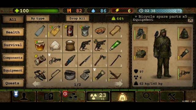 My First Bandit Base Fight | Day R Survival [One Life, No Meat, No Gas Vehicle] – Part 13 смотреть онлайн