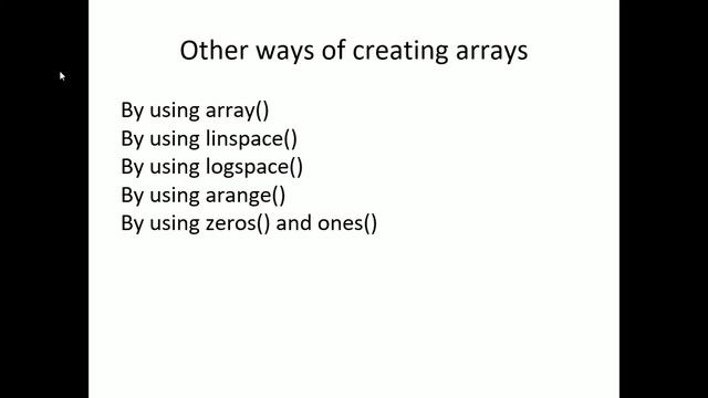 31. Different ways to create arrays using NUMPY by Bharathi Patnala смотреть онлайн