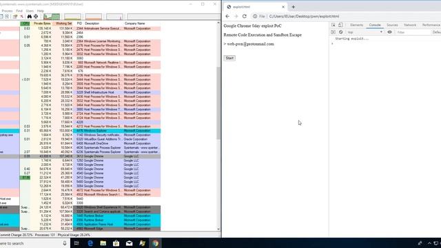 Google Chrome 0day exploit PoC смотреть онлайн