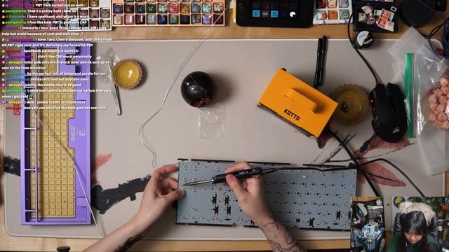 Keyno Y8 with WS Aurora Pink Switches Twitch VOD смотреть онлайн