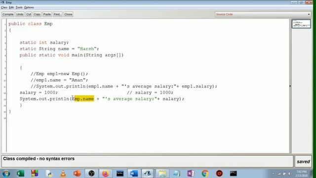 Java | Class & Object | icse | in one video | With practical programs | explained смотреть онлайн