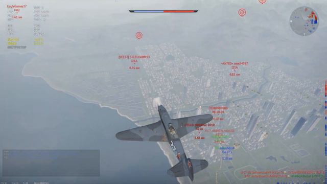 Главный конкурент Ла-7 I Як-9У в War Thunder смотреть онлайн
