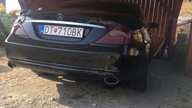 Mercedes CLS 500 exhaust (Stock) смотреть онлайн