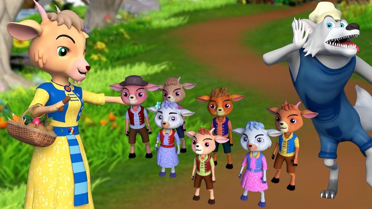 Волк и Семеро Козлят - Сказка для Детей - Сказки на ночь смотреть онлайн