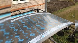 Монтаж поликарбоната 4 мм.Декабрь 2019 г.