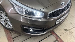 KIA CEED | Установка би лед линз и замена всех ламп на диодные