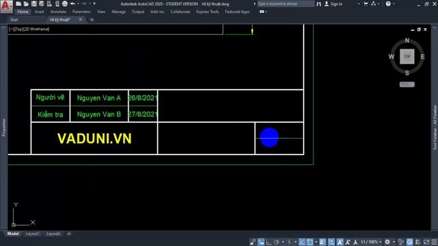 Tỉ lệ bản vẽ | Cách làm tỉ lệ bản vẽ trong AutoCAD | VADUNI смотреть онлайн