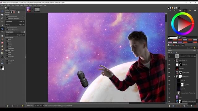 Benny's Space Speed Art (Gimp Photo Manipulation) смотреть онлайн