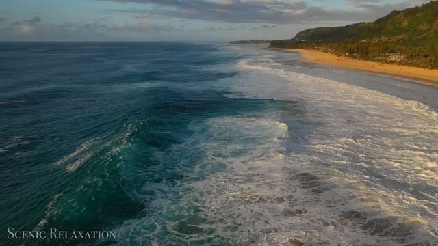 Hawaii 4K - Scenic Relaxation Film with Calming Music смотреть онлайн