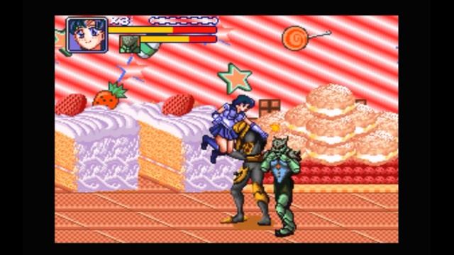 Super Nintendo (Snes) 16-bit Sailormoon Niveau 2 Parc d'attractions (уровень 2)