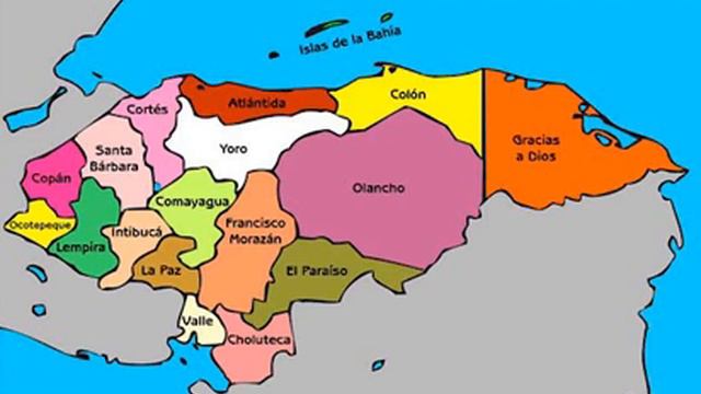 MAP OF HONDURAS смотреть онлайн