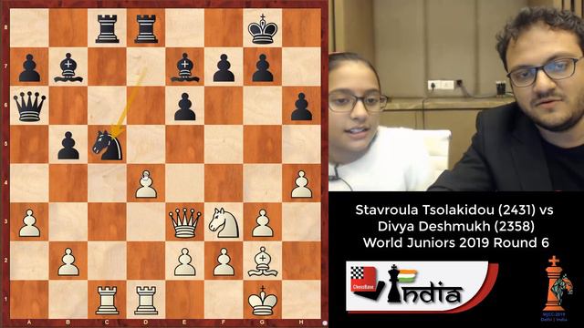 "I just want to play good chess" - Divya Deshmukh on her aim at the World Juniors 2019 смотреть онлайн