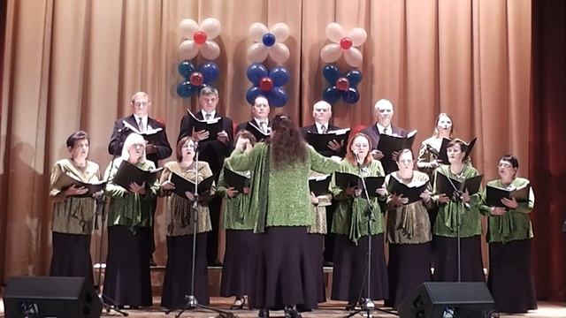 "Россия" и "Небо славян" - Народный Академический хор Печорского районного центра культуры смотреть онлайн