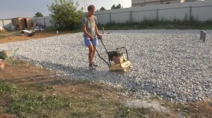 Подушка из щебня под фундамент плиту