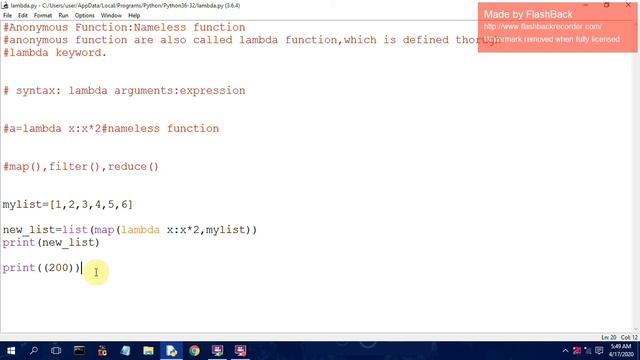 Anonymous Function(Bengali) | Python Programming смотреть онлайн