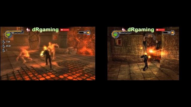 Ghost Rider PSP vs PS2 Comparison смотреть онлайн