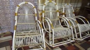 Кресла - качалки из ивы  от  "АЛТЫН ТАЛ".