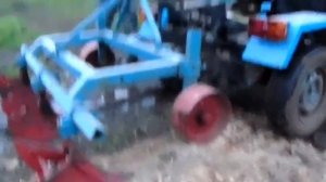 Самодельный минитрактор-переломка 4*4 с ДВС ,,Ока,,