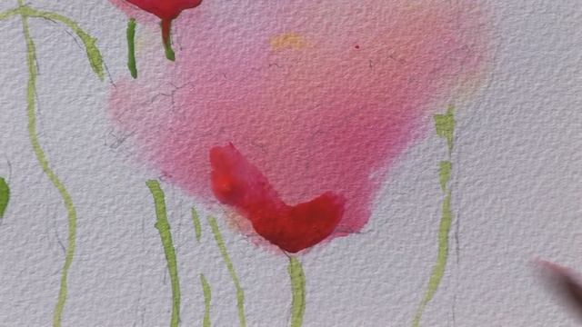 Painting Loose Watercolour Poppies | Tutorial with Artist Joanne Boon Thomas смотреть онлайн