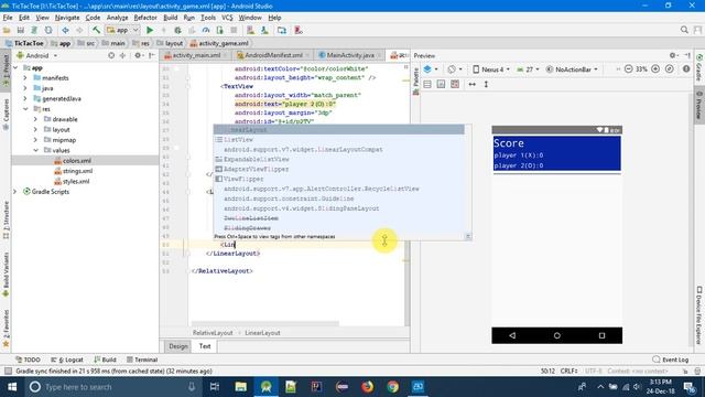 how to make tic tac toe android game in android studio step by step | part 4 смотреть онлайн