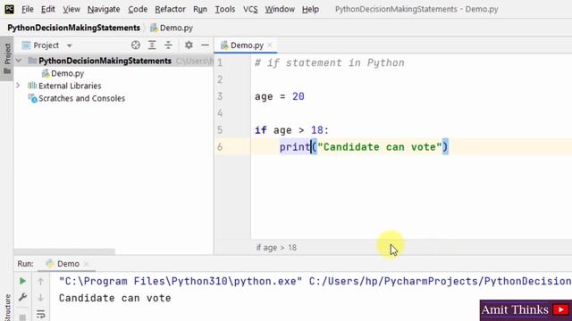 Python Decision Making Statements | Tutorial for Beginners | Lecture 12 | 2022 смотреть онлайн