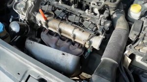 Проверка заваренного выпускного коллектора на Volkswagen Polo