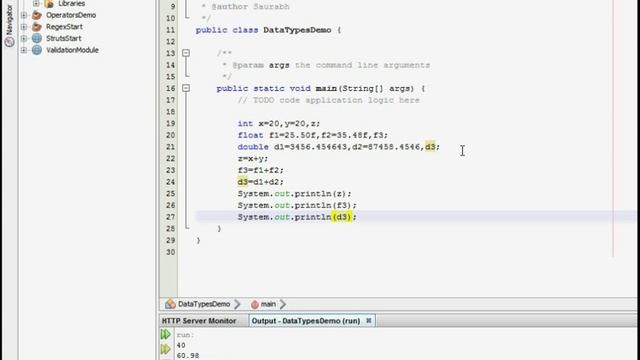 java tutorial #5 How to create Datatype in Java смотреть онлайн
