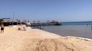 Обзор пляжа и моря отеле Сива Гранд Бич/Siva Grand Beach 4* в Хургаде. Сайт oksana.travel.