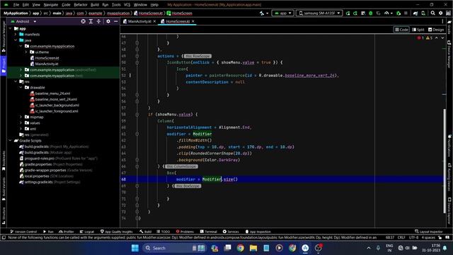 Top App Bar Drop Down Menu In Android Studio Jetpack Compose | Top App Bar | Drop Down Menu | #2 смотреть онлайн