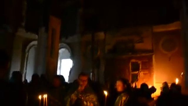 Молебен под аккомпанемент обстрела. Часть 3 смотреть онлайн