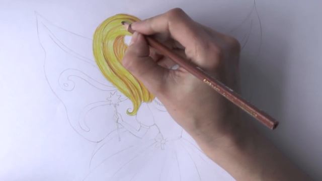 Уроки рисования. Как нарисовать симпатичную Фею | Art School смотреть онлайн