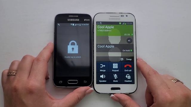 Samsung Galaxy Ace 4 Neo vs Samsung Galaxy Win (GT-I8552) Incoming & outgoing calls & call on hold смотреть онлайн