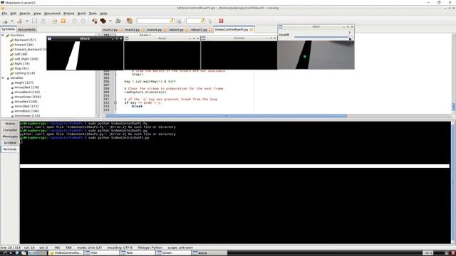RaspberryPi Line Follower with OpenCV смотреть онлайн