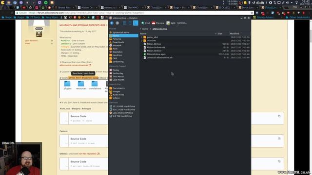 Albion Online - Game Launch fix, Arch Linux. смотреть онлайн