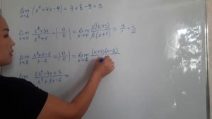 Предел функции в точке и на бесконечности.