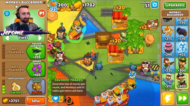 Bloons TD 6 - 4-Player Breaking The Game For BIG Money Challenge | JeromeASF смотреть онлайн