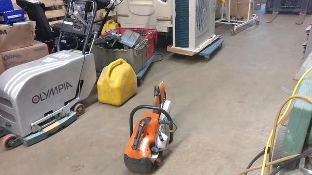 Stihl TS420 14" Gas Powered Concrete Cut Off Saw Runs Great смотреть онлайн