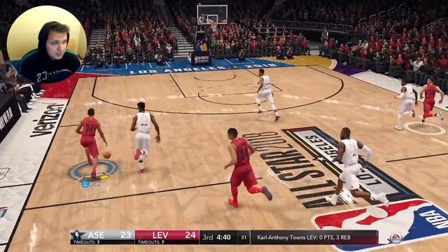 ТЕСТ КАРТЕРА 99 ПОШЁЛ НЕ ПО ПЛАНУ! ● NBA LIVE 18 ULTIMATE TEAM смотреть онлайн