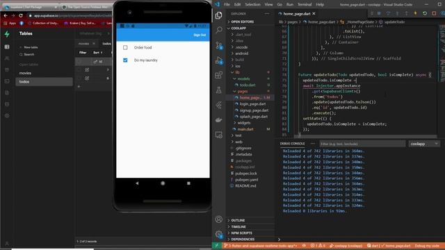 Flutter meets Supabase (Open-Source Firebase Alternative) - Realtime Todo App - Part 4 смотреть онлайн